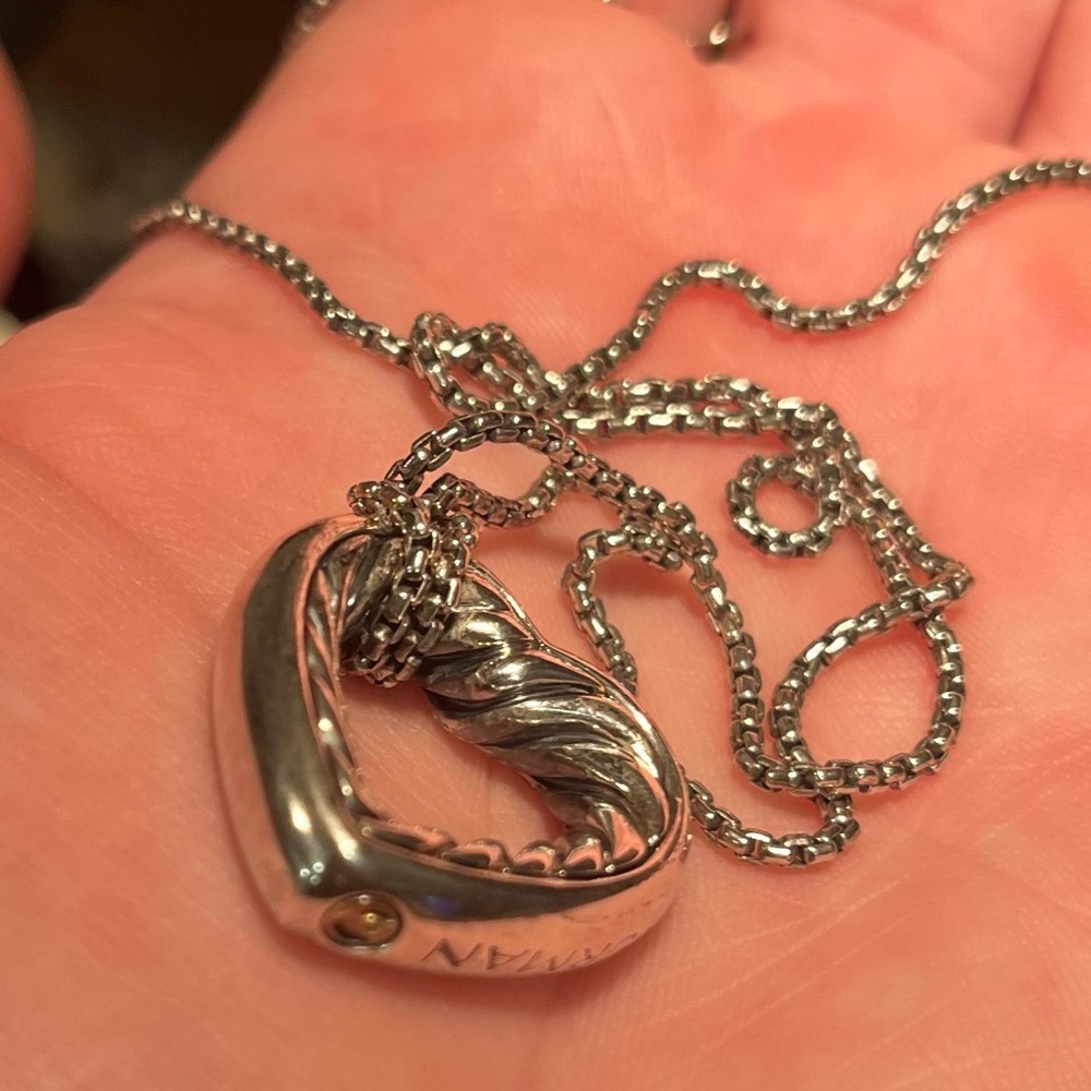 David Yurman Heart Cable necklace